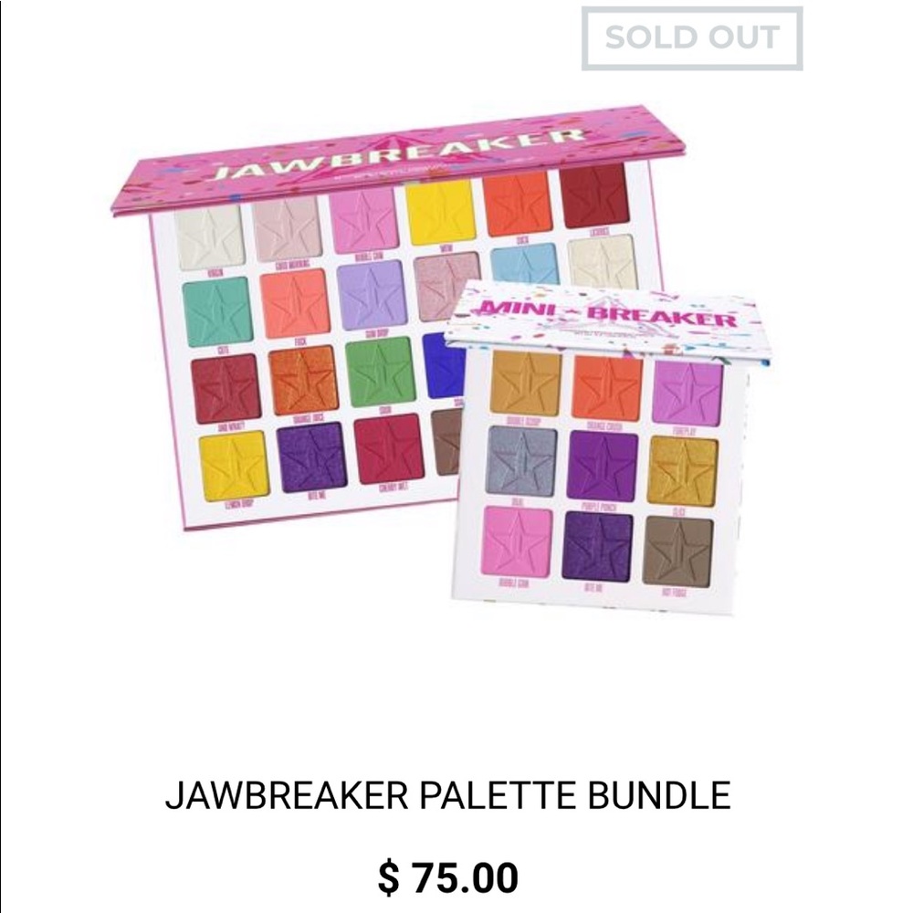 BNIB Jeffree Star Cosm. Jawbreaker Palette Bundle